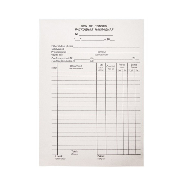 Blanchete pentru contabilitate